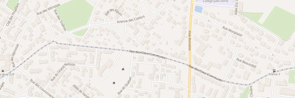 Plan du 7 Rue des Deux Communes à Buxerolles