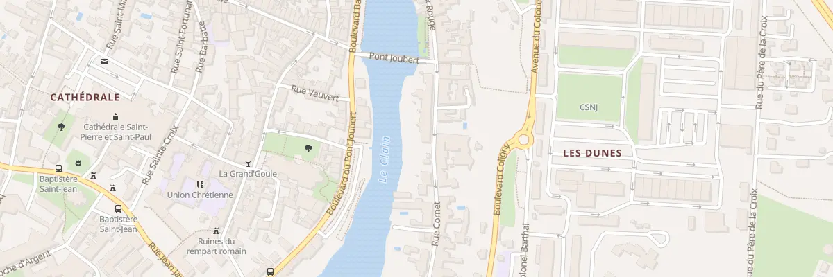 Plan du 18 Rue Cornet à Poitiers