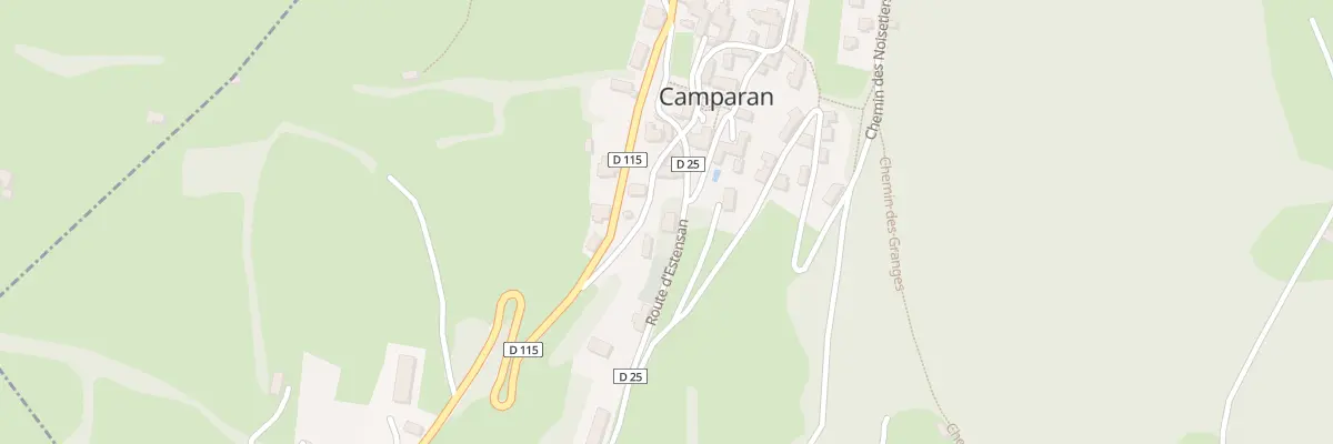 Plan du 6 Rte d’Estensan à Camparan