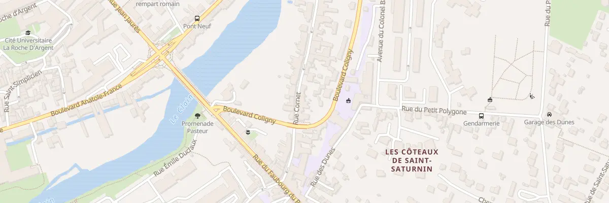 Plan du 77 Rue Cornet à Poitiers