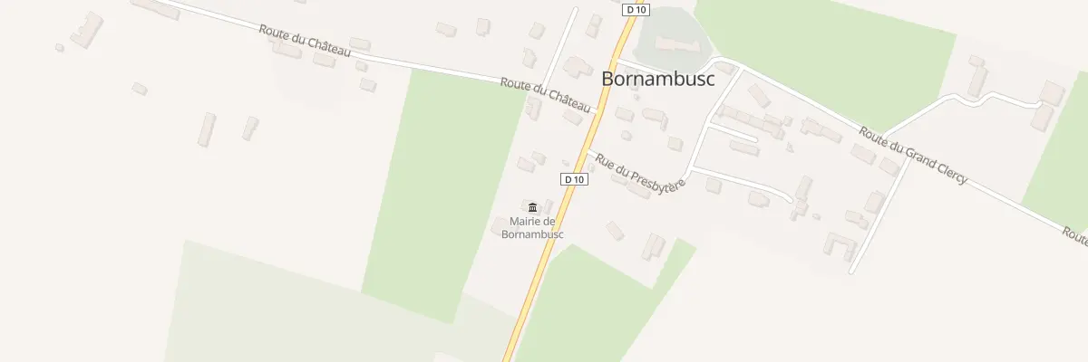 Plan du 989 Rte de Goderville à Bornambusc