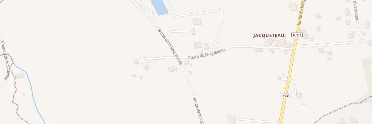 Plan du 74 Jacqueteau à Roumagne