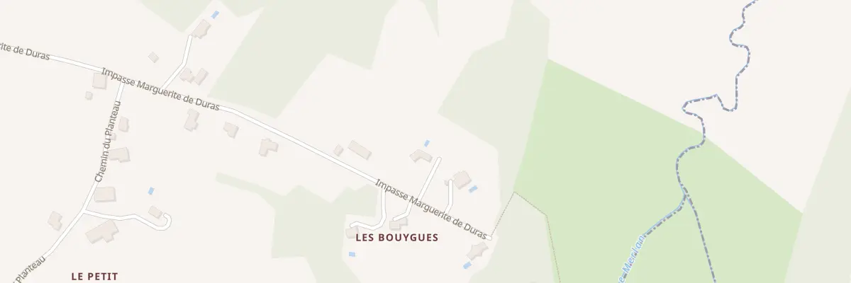 Plan du 721 Imp Marguerite de Duras à Gageac-et-Rouillac