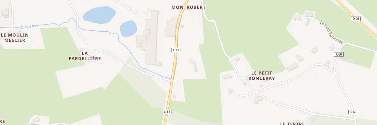 Plan du 5339 Montrubert à Marigné-Laillé