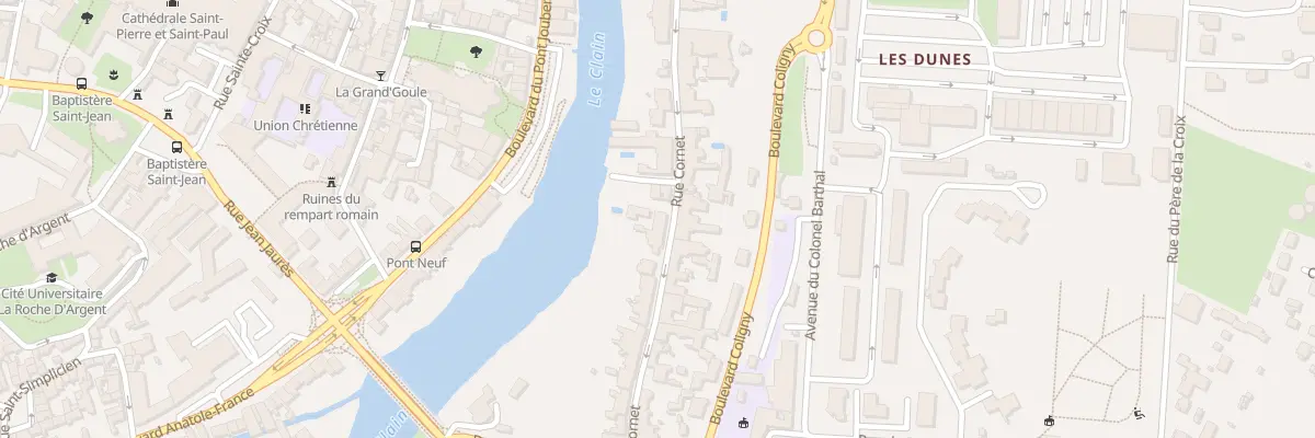 Plan du 40 Rue Cornet à Poitiers