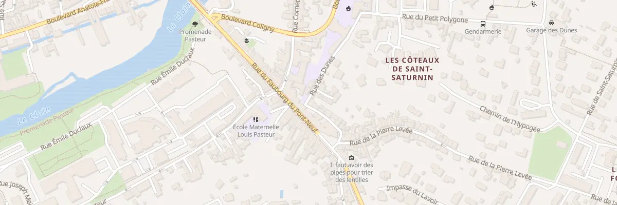 Plan du 40 Rue des Dunes à Poitiers