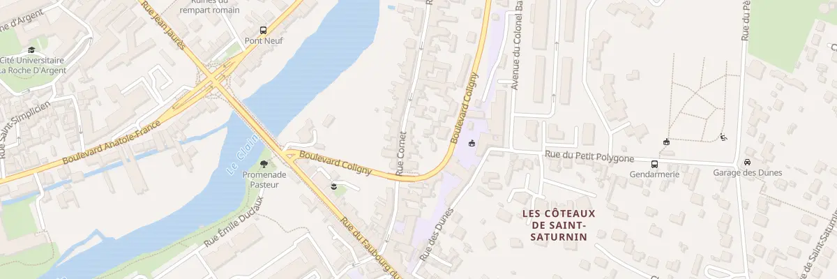 Plan du 75 Rue Cornet à Poitiers