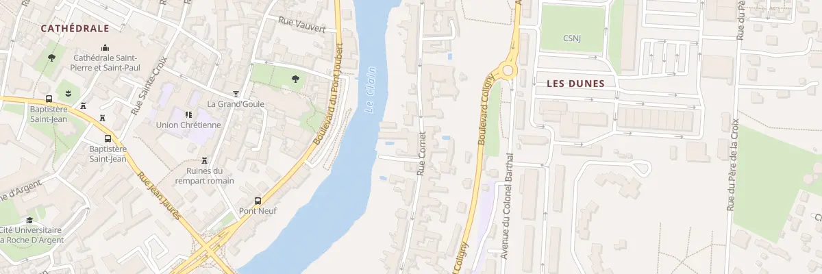 Plan du 32 Rue Cornet à Poitiers