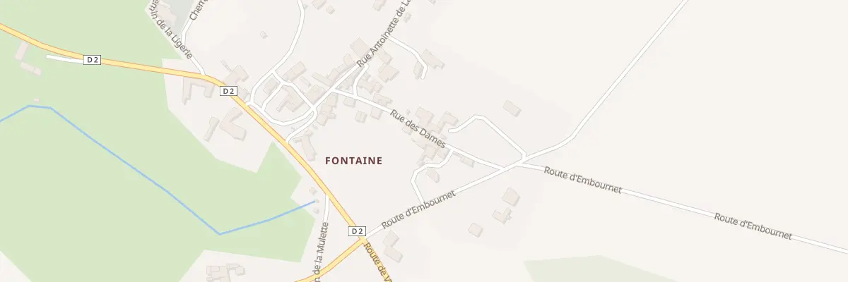 Plan du 140 Rue des Dames à Champagne-et-Fontaine