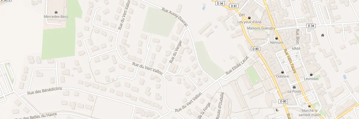 Plan du 10 Rue du Verger à Saint-Romain-de-Colbosc