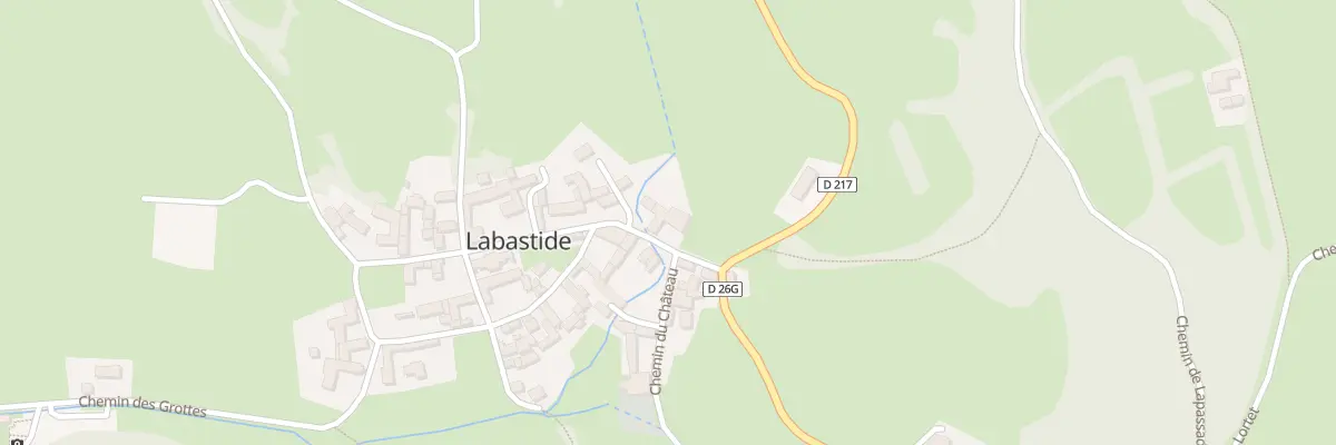 Plan du 5016 Laborde à Labastide