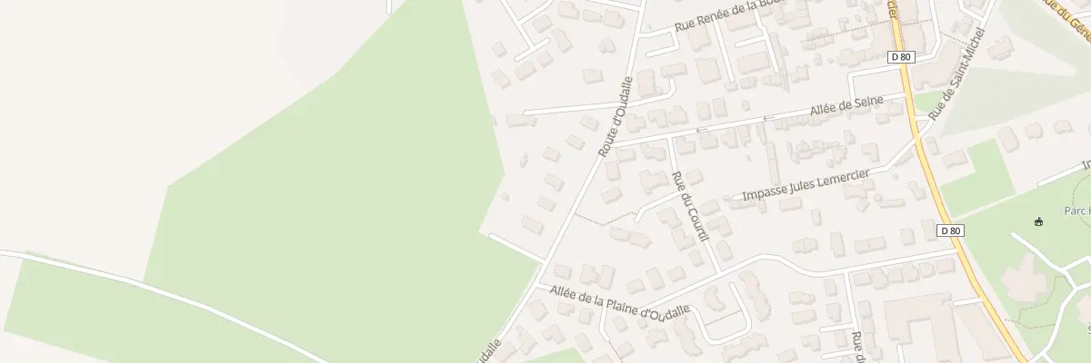 Plan du 11 Rte d’Oudalle à Saint-Romain-de-Colbosc