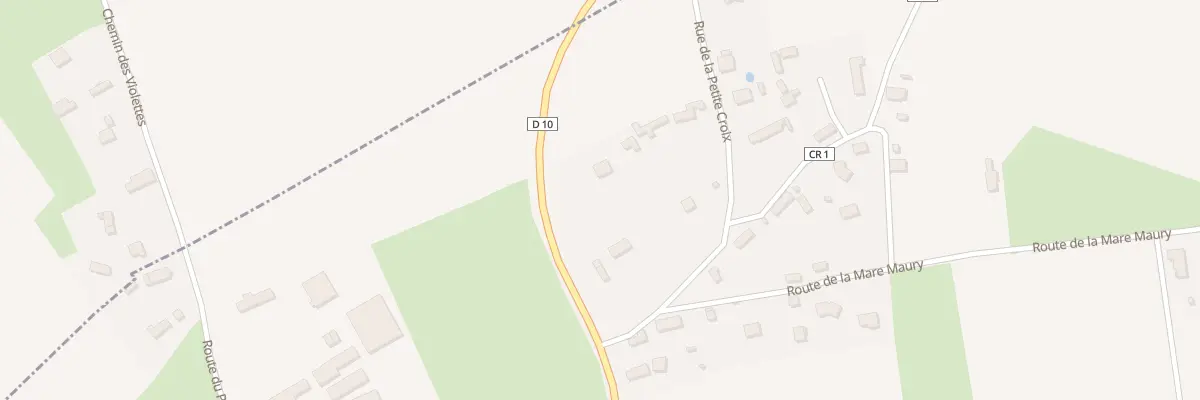 Plan du 95 Rue de la Petite Croix à Virville