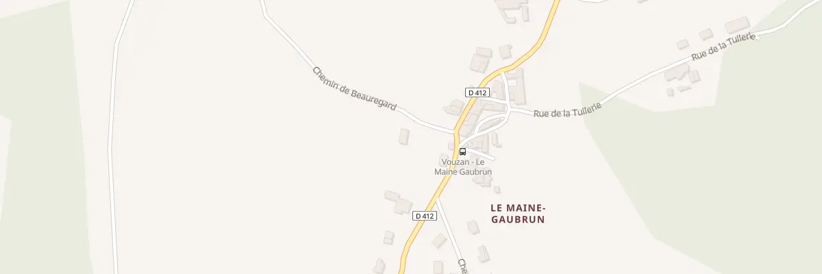 Plan du 45 Che de Beauregard à Vouzan
