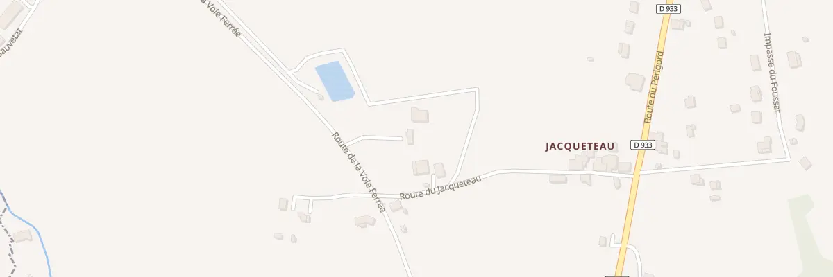 Plan du 428 Rte de la Voie Ferrée à Roumagne