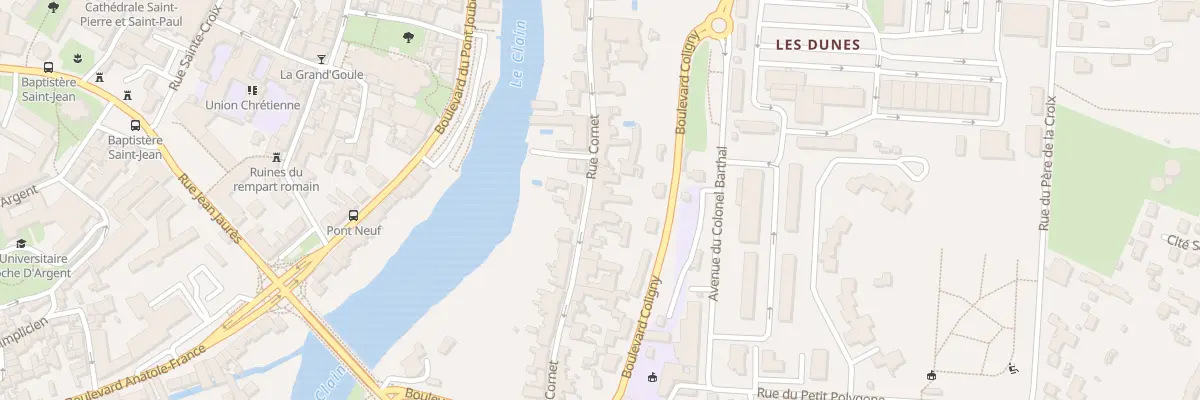 Plan du 45 Rue Cornet à Poitiers