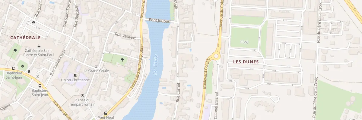 Plan du 21T Rue Cornet à Poitiers
