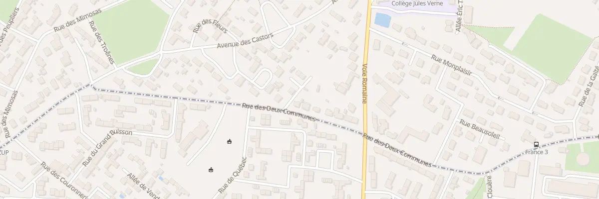 Plan du 11 Rue des Deux Communes à Buxerolles