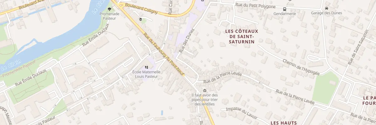 Plan du 28 Rue des Dunes à Poitiers