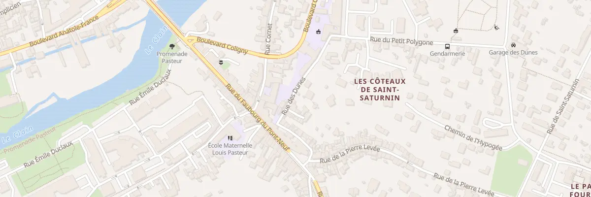 Plan du 66 Rue des Dunes à Poitiers