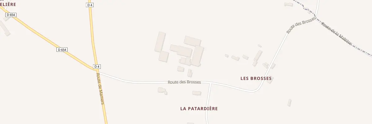 Plan du 54 La Patardiere à Barville