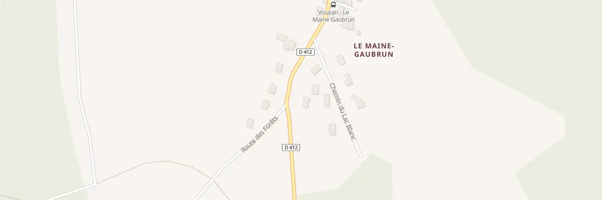 Plan du 1191 Rte du Maine Gaubrun à Vouzan