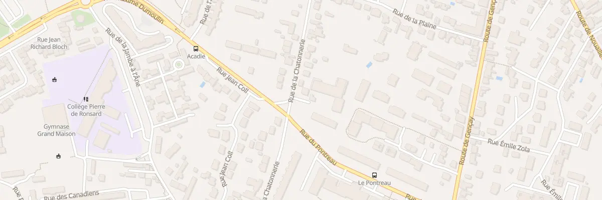 Plan du 73B Rue de la Chatonnerie à Poitiers
