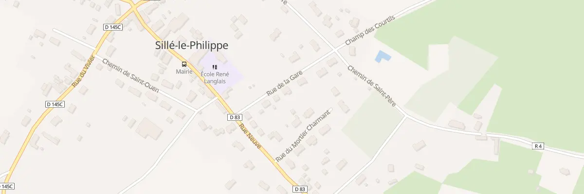 Plan du 6 Rue de la Gare à Sillé-le-Philippe