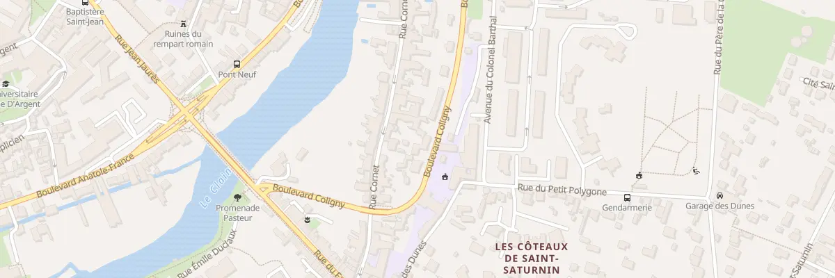 Plan du 63 Rue Cornet à Poitiers