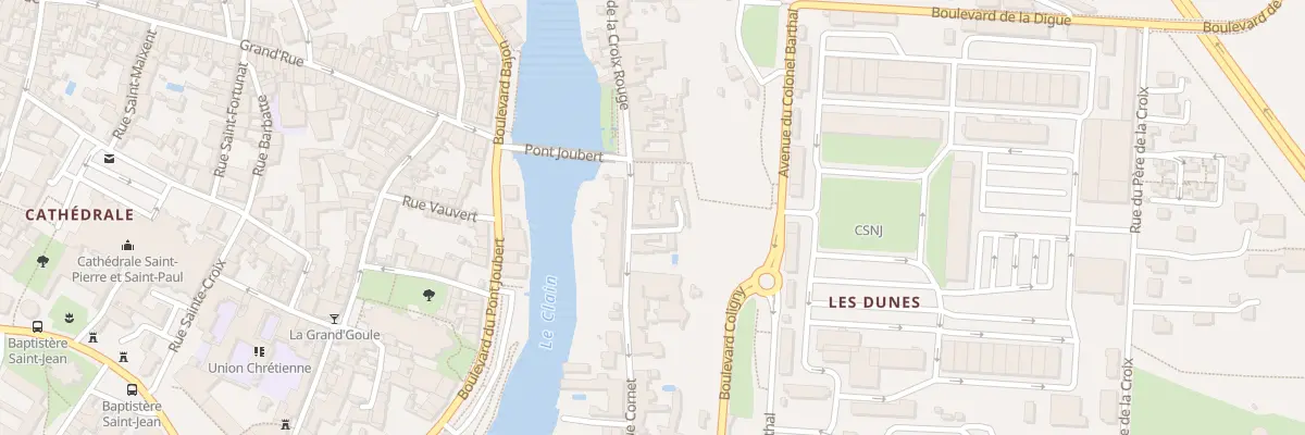 Plan du 15 Rue Cornet à Poitiers