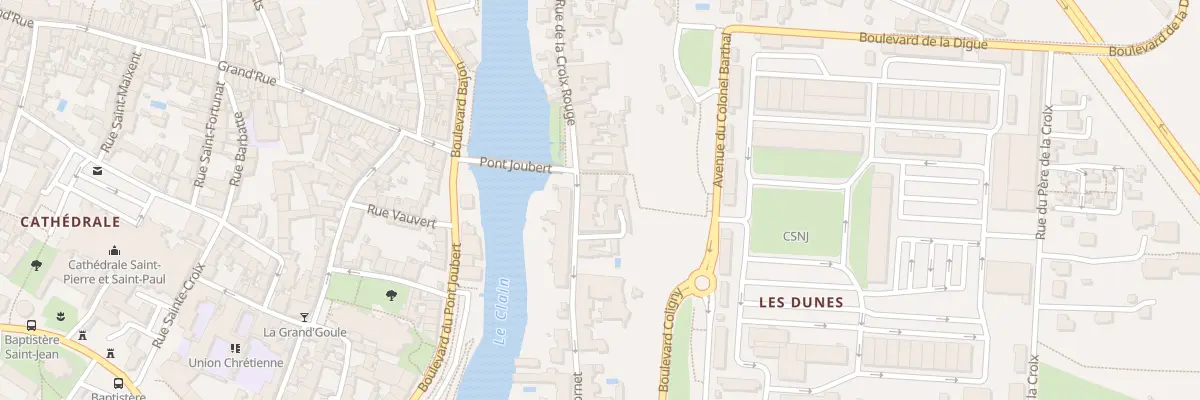Plan du 7 Rue Cornet à Poitiers