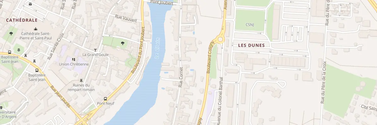 Plan du 31 Rue Cornet à Poitiers