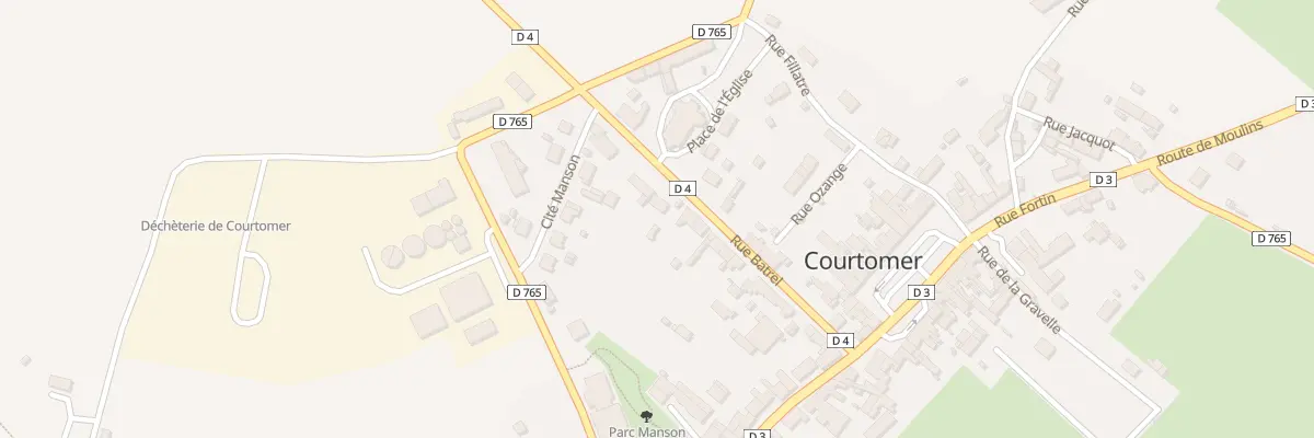 Plan du 25 Rue Batrel à Courtomer