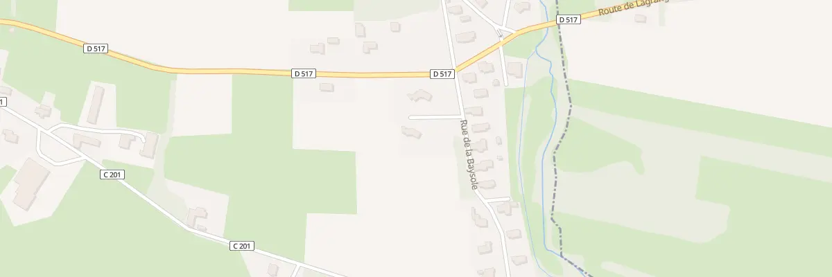 Plan du 164 Rue de la Baysole à Lagrange