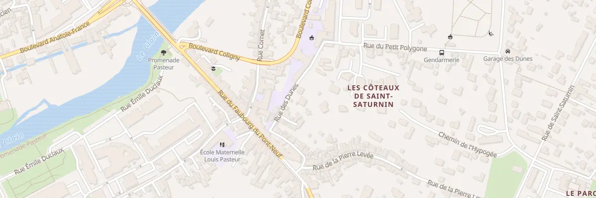 Plan du 68 Rue des Dunes à Poitiers