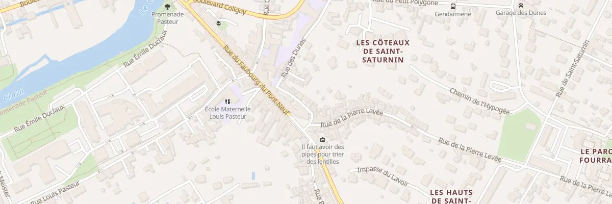 Plan du 22 Rue des Dunes à Poitiers