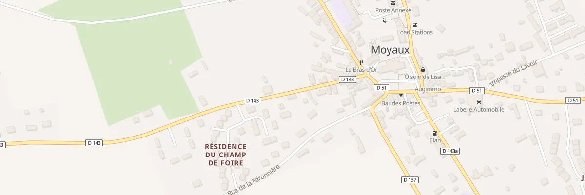 Plan du 5587 Rue Jean de la Varende à Moyaux