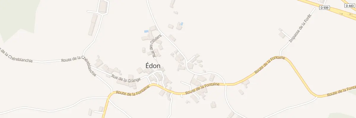Plan du 5 Rue de la Croix à Édon