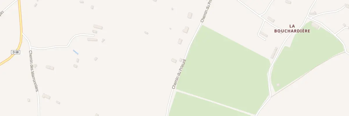 Plan du 1036 Rue du Prieuré à Bonneville-la-Louvet