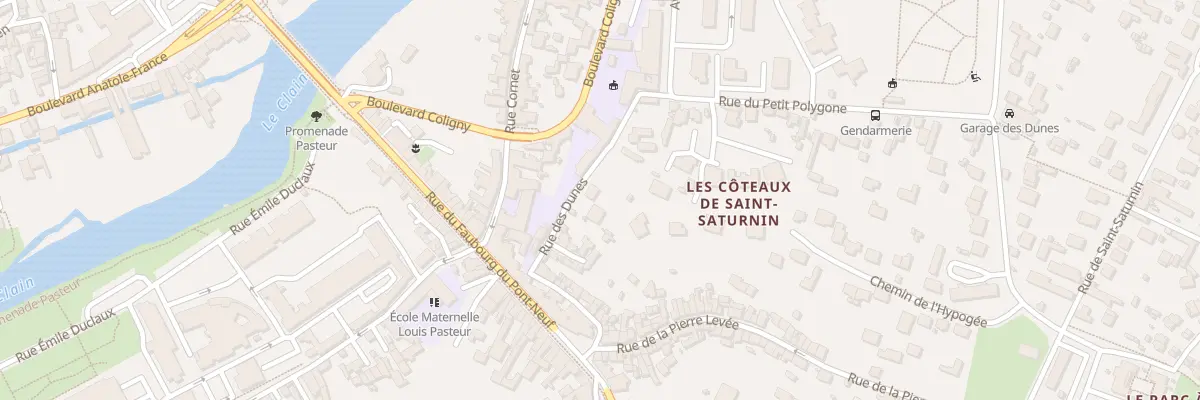 Plan du 70 Rue des Dunes à Poitiers
