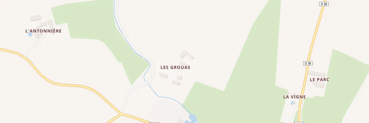 Plan du 5002 Les Grouas à Commerveil