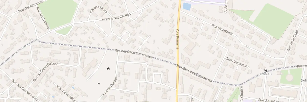Plan du 15 Rue des Deux Communes à Buxerolles