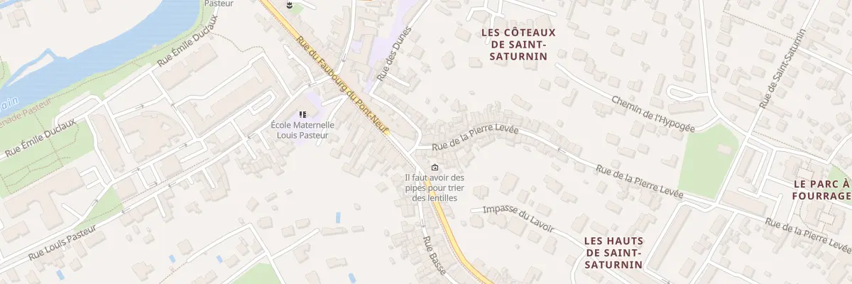 Plan du 2B Rue des Dunes à Poitiers