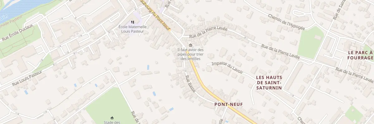 Plan du 76 Rue du Fg du Pont Neuf à Poitiers