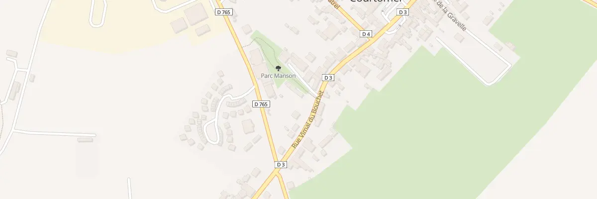 Plan du 26 Rue Vimal du Bouchet à Courtomer