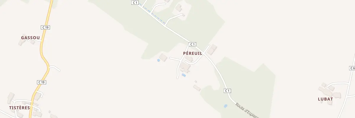 Plan du 1240 Rte d’Espiens à Feugarolles