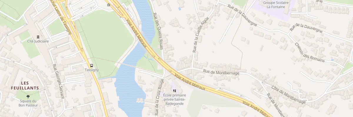 Plan du 247 Rue des 4 Roues à Poitiers
