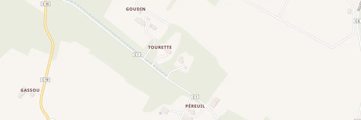 Plan du 1189 Rte d’Espiens à Feugarolles