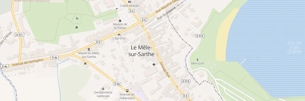 Plan du 69 Grande Rue au Mêle-sur-Sarthe
