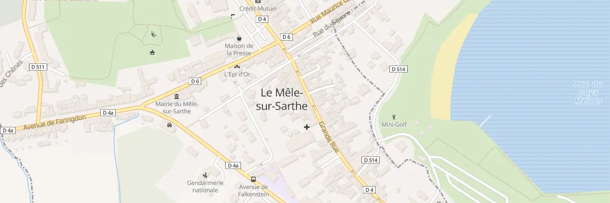 Plan du 67 Grande Rue au Mêle-sur-Sarthe